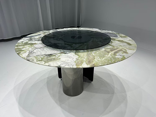 Natural Stone Origin Ice Jade Marble Table
