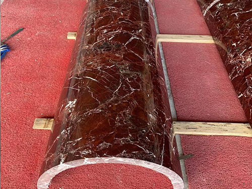High Quality Rosso Levanto Marble Column