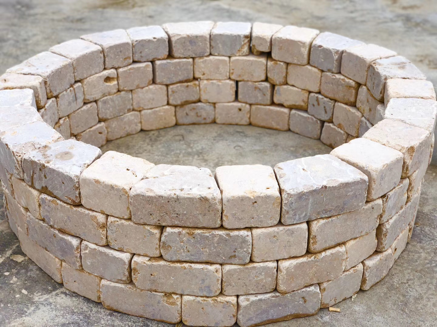 garden granite cube wall stone circle fountain.jpg