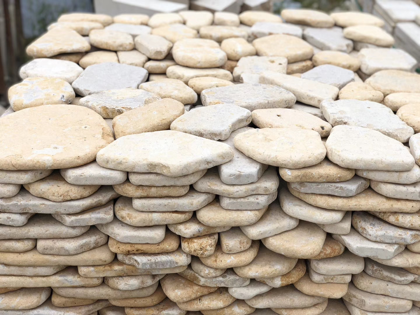 light yellow tumble pebble stone river stone.jpg