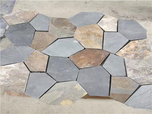 Outdoor Crazy Paving Stone Of Various Colors Granite Mixed