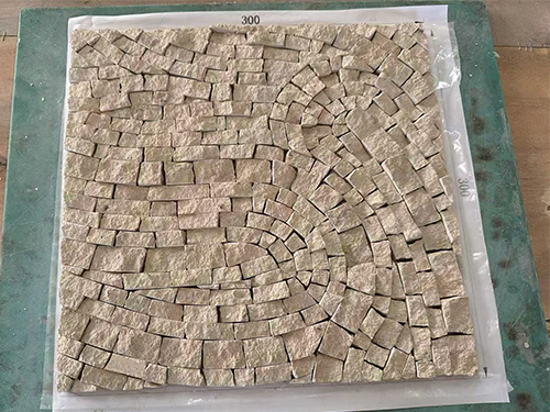 Handwork Portugal Beige Portugal Limestone Mosaic Pattern