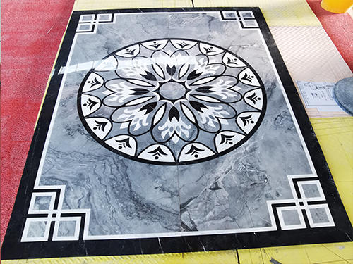 Customized Project Natural Marble Medallion Waterjet Patterns