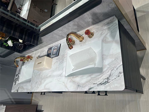 Luxury Natural Marble  Bathroom Vanity Top From China