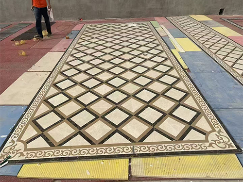 Water Jet Medallion Floort Pattern for Villa House Decoration